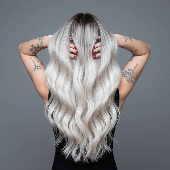 Bonding Extensions in kühlem Blond